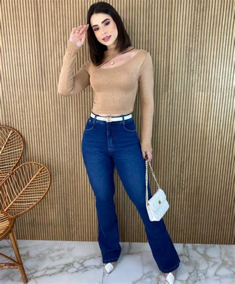 Cropped Manga Longa Feminina Tricot Fernanda Ramos Store