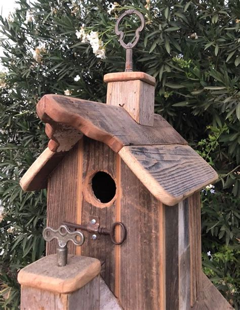 Ready To Ship Two Story Rustic Birdhouse With Two Cupolas 3 Nesting