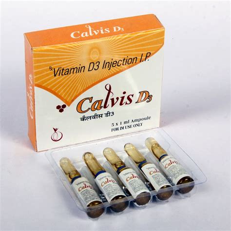 Vitamin D3 Injection Packaging Size 5 Ml Rs 40 Box Dolvis Bio