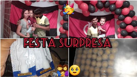 Fizemos Uma Festa Surpresa Pro Meu Marido Foi Emocionante Youtube