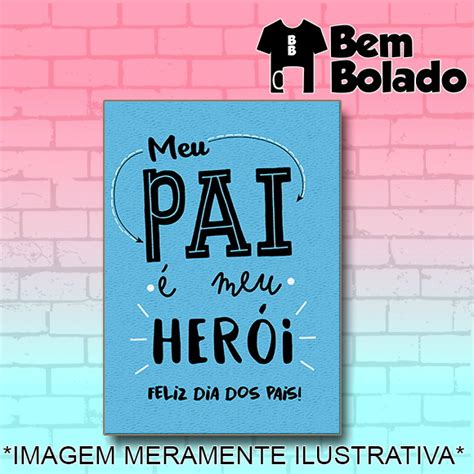 Quadro Dia Dos Pais Mdf Meu Pai é Meu Heroi Feliz Dia Elo7