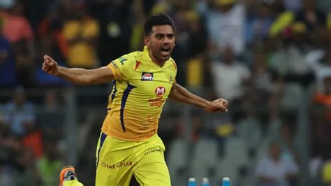 Deepak Chahar CSK Big Blow For CSK As 14 Crore Signee Deepak Chahar