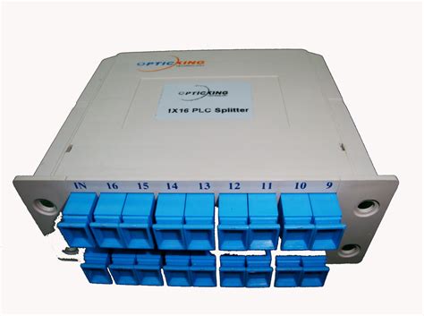 Sc Apc Fiber Optic Plc Splitter X