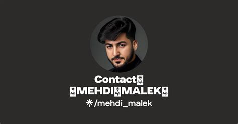 Contact📲⚜️mehdi♠️malek⚜️ Instagram Facebook Tiktok Linktree