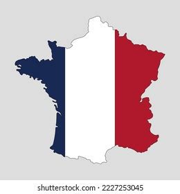 Outline Map Country France Vector Illustration Stock Vector (Royalty ...