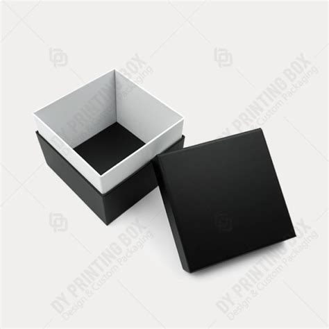 Matte Black Box With Black Foil Custom Packaging Dy Printing Box