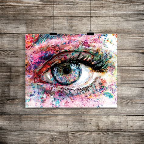 Eye Artwork Eye Art Print Eyes painting | Etsy