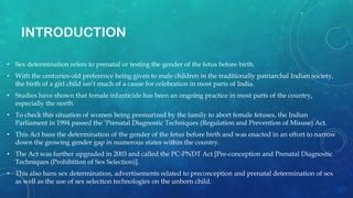 Human Fetal Sex Determination Implications In India Pdf