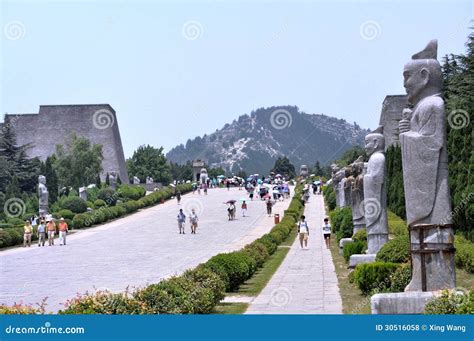 Qianling Mausoleum Editorial Stock Photo Image Of Landmark 30516058