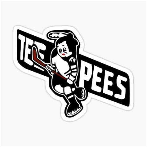 St Catharines Teepees Defunct Junior Ice Hockey Sticker For Sale By