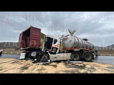 Muere Trailero Tras Chocar Contra Unidad De Carga Pesada En La Federal