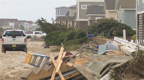 Devastating hurricane damage leaves Oak Island with weeks of cleanup ...