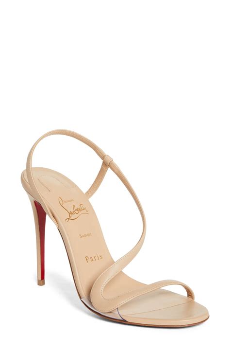 CHRISTIAN LOUBOUTIN Rosalie Slingback Sandal Nude 5 Editorialist