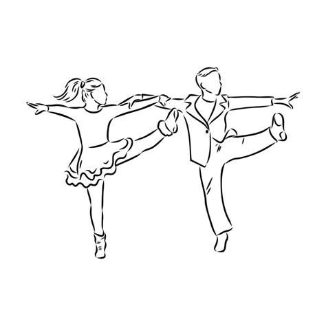 sports dance rock and roll vector sketch 36575777 Vector Art at Vecteezy