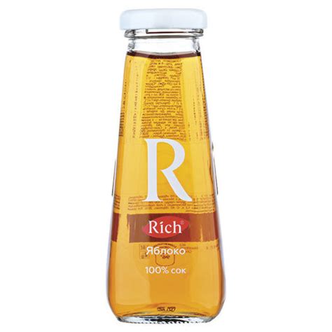12 шт., Сок RICH (Рич) 0,2 л, яблоко, подходит для детского питания ...