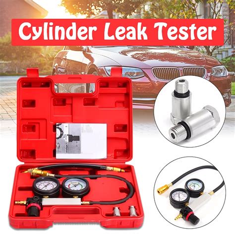 Cylinder Leak Tester Compression Leakage Detector Set Petrol Engine