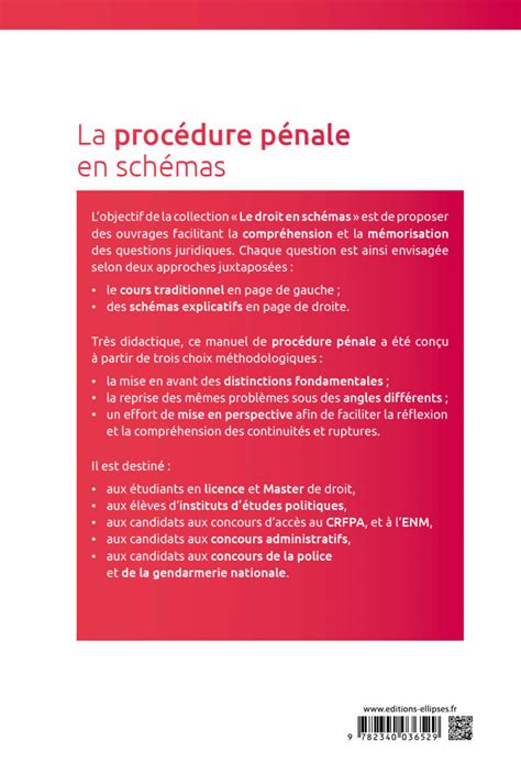 La procédure pénale en schémas 3e édition