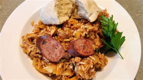 Easy One Pot Creole Jambalaya With Chicken And Andouille - Inspired Homemaker