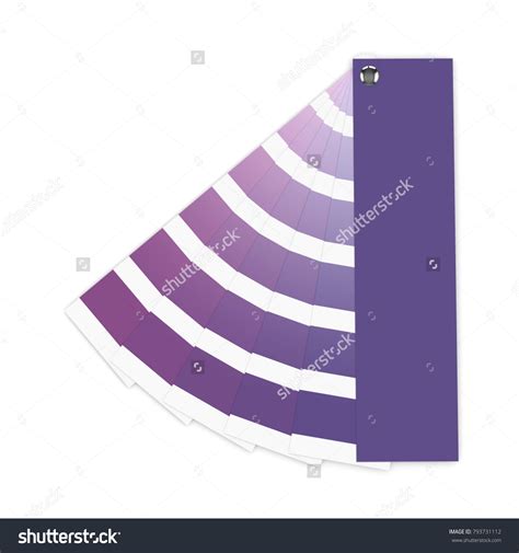 3d Render Ultraviolet Color Palette Guide Stock Illustration 793731112 ...