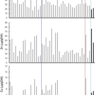 Analysis Of Spad Values And Concentrations Of Fe Zn Cu And Mn In