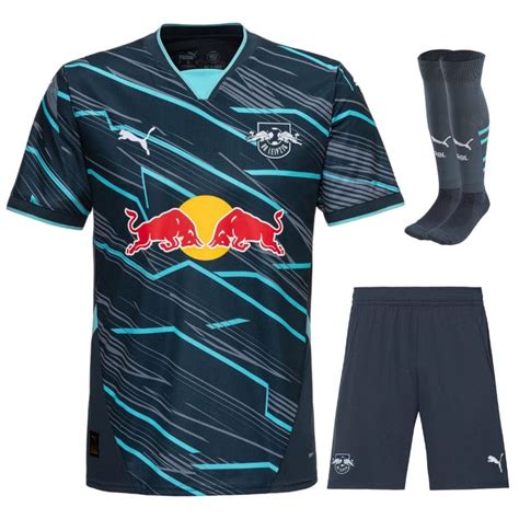 Maillot Kit Enfant Red Bull Leipzig Third 2024 2025 Foot Soccer Pro