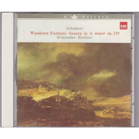 CD EMI シューベルト さすらい人幻想曲 ピアノソナタ第13番 スヴャトスラフリヒテル Sviatoslav Richter