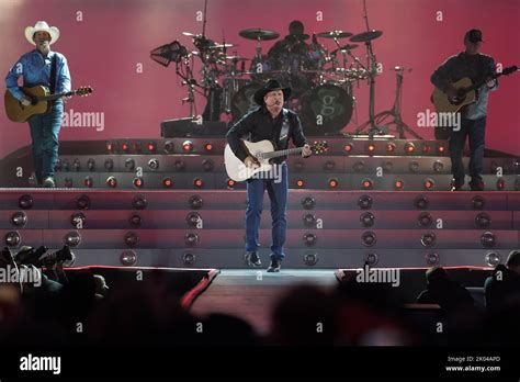 Country Music Star Garth Brooks During His First Night Of A Series Of