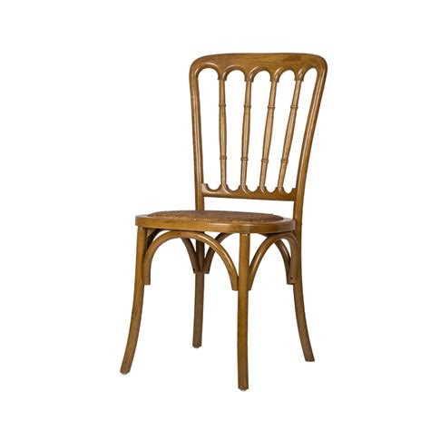 Chaise De Bistrot Traditionnelle En Bois Napoleon Assise Tress E