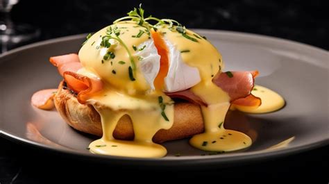 Premium Photo Eggs Benedict Royale Breakfast With Smoked Salmon And