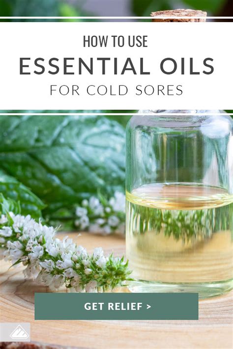 Essential Oils For Cold Sores Elevays