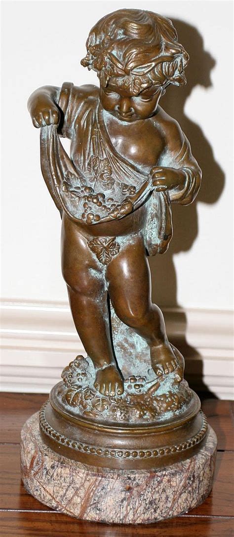 Theodore Alexander French Style Bronze Sculpture H 13 Pu