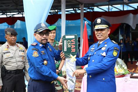 Upacara HUT Damkar Ke 105 Pj Bupati Herman Apresiasi Dedikasi Damkar