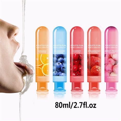 5pcs Edible Fruit Flavor Adult Lubricant Gel Lube Oral Sex Sexual Massage Oil Ebay