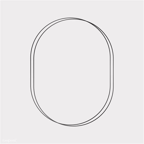 Oval Black Frame Vector Premium Image By Rawpixel