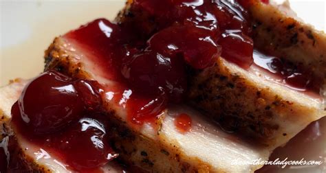 Roasted Pork Tenderloin With Cherry Sauce The Southern Lady Cooks