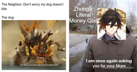 More Zhongli Memes Genshin Impact Hoyolab