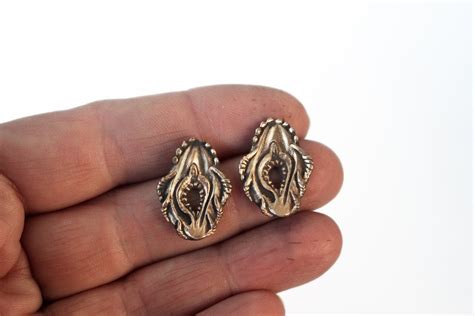 Vagina Dentata Post Earrings Yoni Symbol Feminist Jewelry Etsy