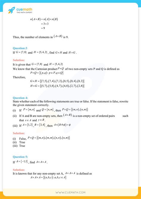 Ncert Solutions For Class 11 Maths Chapter 2 Relations And Functions Free Pdf Download