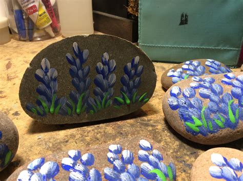 This Sale Is For A One Of A Kind Hand Painted River Rock With A Texas