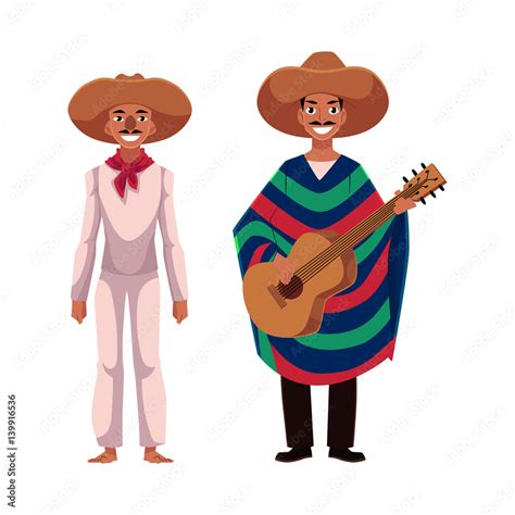 Mexican Guy In Sombrero Cartoon