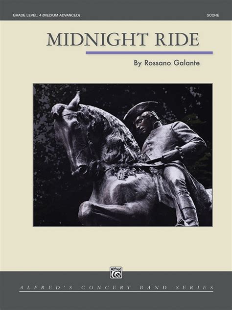 Midnight Ride By Rossano Galante Concert Band Sheet Music Sheet