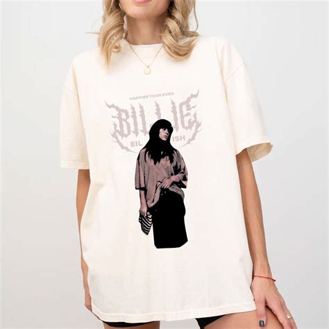 Billie Eilish Happier Than Ever Vintage Tour Black Unisex