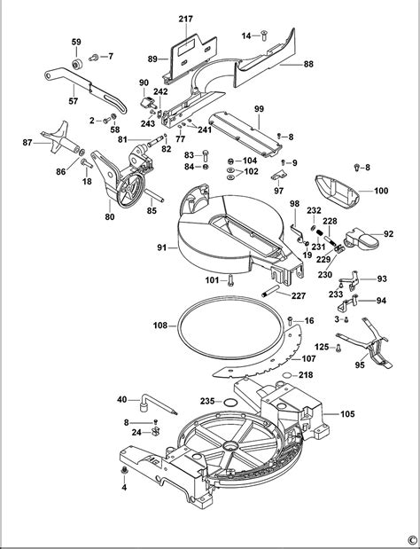 DeWalt DW713XPS Type 1 Mitre Saw Spare Parts Part Shop Direct