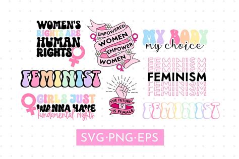 Womens Rights Svg Bundle Feminism Svg Feminist Svg Human Rights Svg