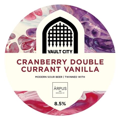 Cranberry Double Currant Vanilla Vault City Brewing Untappd