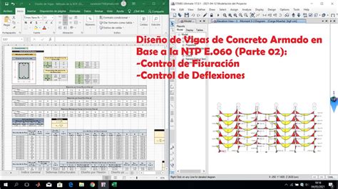 Diseño De Vigas De Concreto Armado Método De La Ntp E060 Parte Ii Condiciones De Servicio