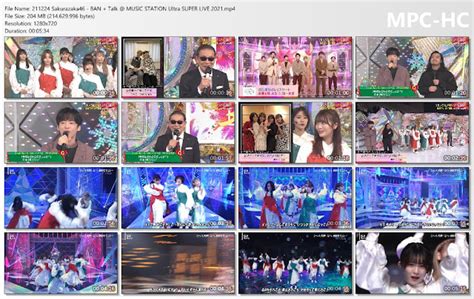 211224 Sakurazaka46 Ban Talk Music Station Ultra Super Live 2021