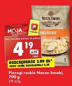 Promocja Pierogi Ruskie Nasze Smaki W Biedronka