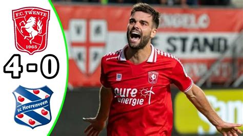 FC Twente Vs SC Heerenveen 4 0 Highlights Eredivisie UECL Play Off