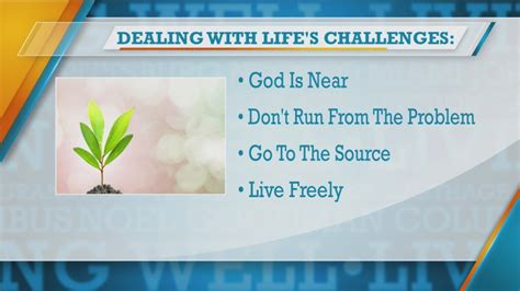 Dealing With Life’s Challenges